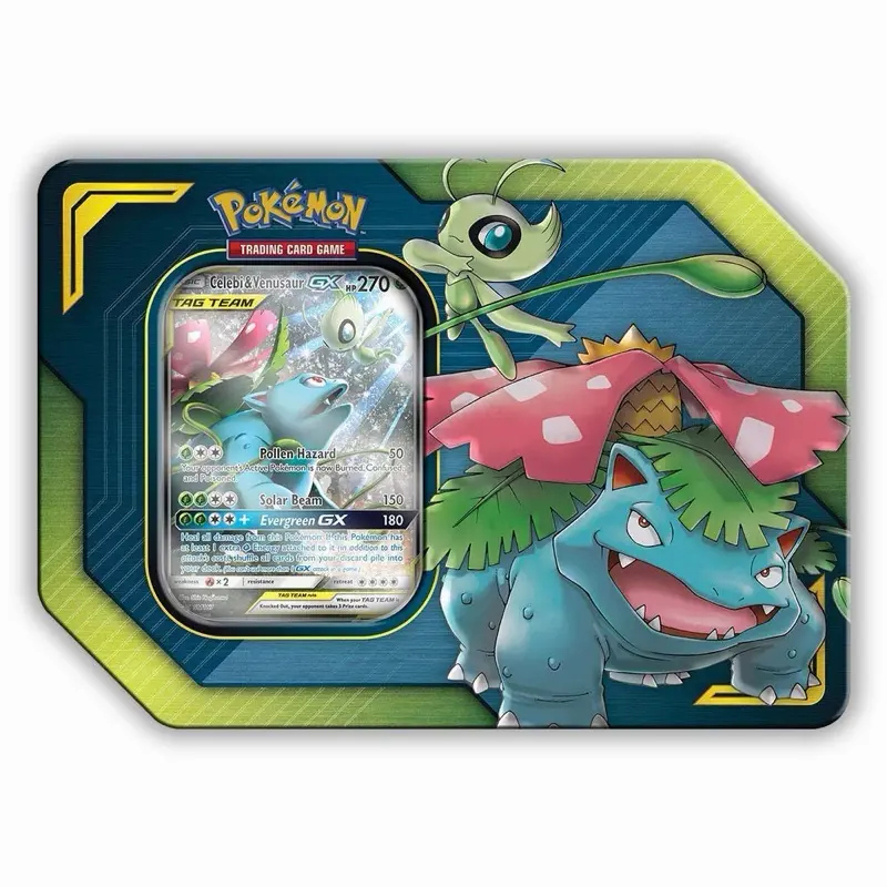Venusaur & Celebi Tag Team Tin