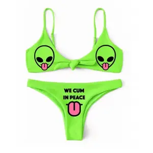 Be funny Swimsuit swimwear beachwear for pool part Womenswear Underwear Lady