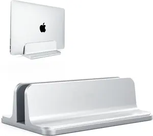 Adjustable ORANGEHOME Laptop Stand & Cradle - Sleek Silver Holder for Macbook, Dell, HP, Surface & iPad - Ergonomic Design for Improved Comfort & Better Workspace Organization Orangehome