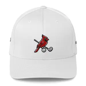 Golfin' Cardinal Stretch Fit Hat