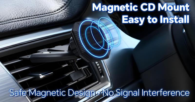 【PASLDA】 Magnetic CD Slot Car Mount for CarPlay Screens 7-inch Monitors & Phones High-Magnetism Anti-Shake Secure Mount with Anti-Slip Pads TikTokShopBlackFriday 【PASLDA】 Magnetic CD Slot Car Mount for CarPlay Screens 7-inch Monitors & Phones High-Magnetism Anti-Shake Secure Mount with Anti-Slip Pads TikTokShopBlackFriday
