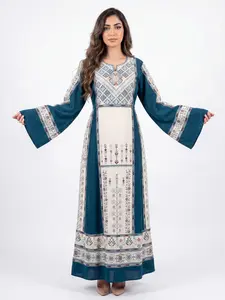 Huda Thobe - Embrodierd Women's Thobe, Perfect for Eid, Ramadan, and Gifts for Her