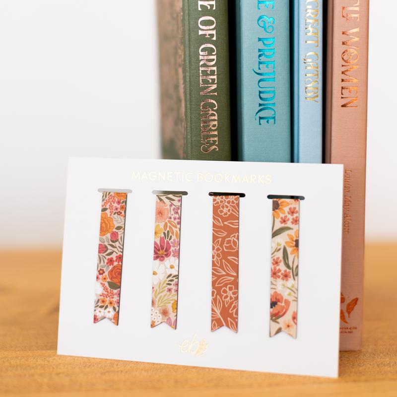 Magnetic Bookmarks, Pack of 4 - perfect for novels, cook books, text ...