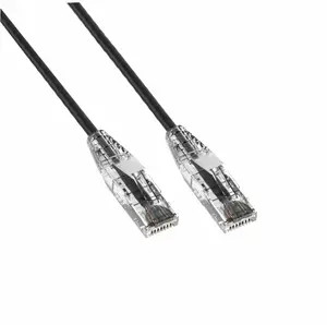 Slim CAT6A Patch Cable - Black