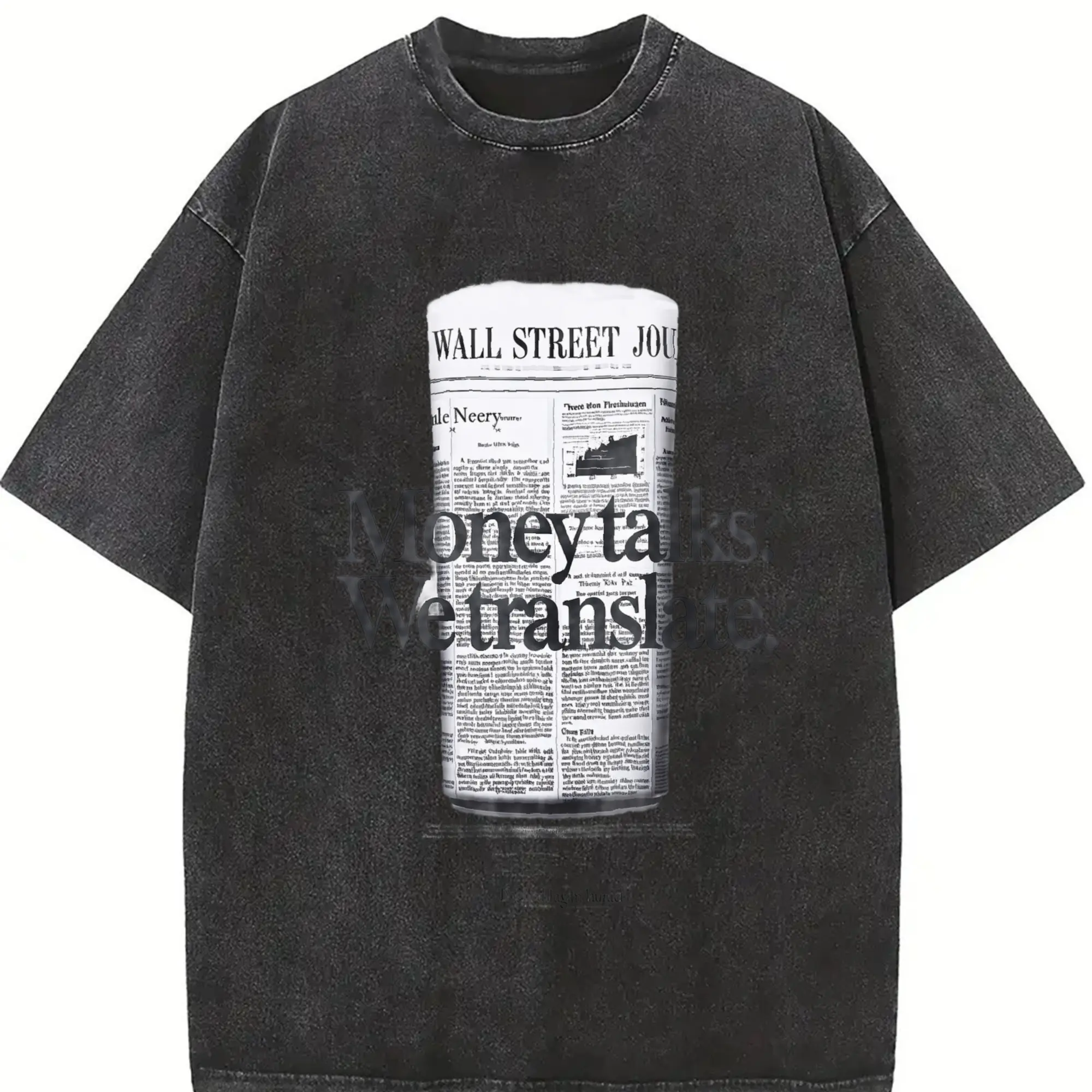 Wsj Money Talks We Translate, Vintage Ad Campaign T-Shirt, Unisex T-shirt, Y2k Shirt, Gift For Men Women