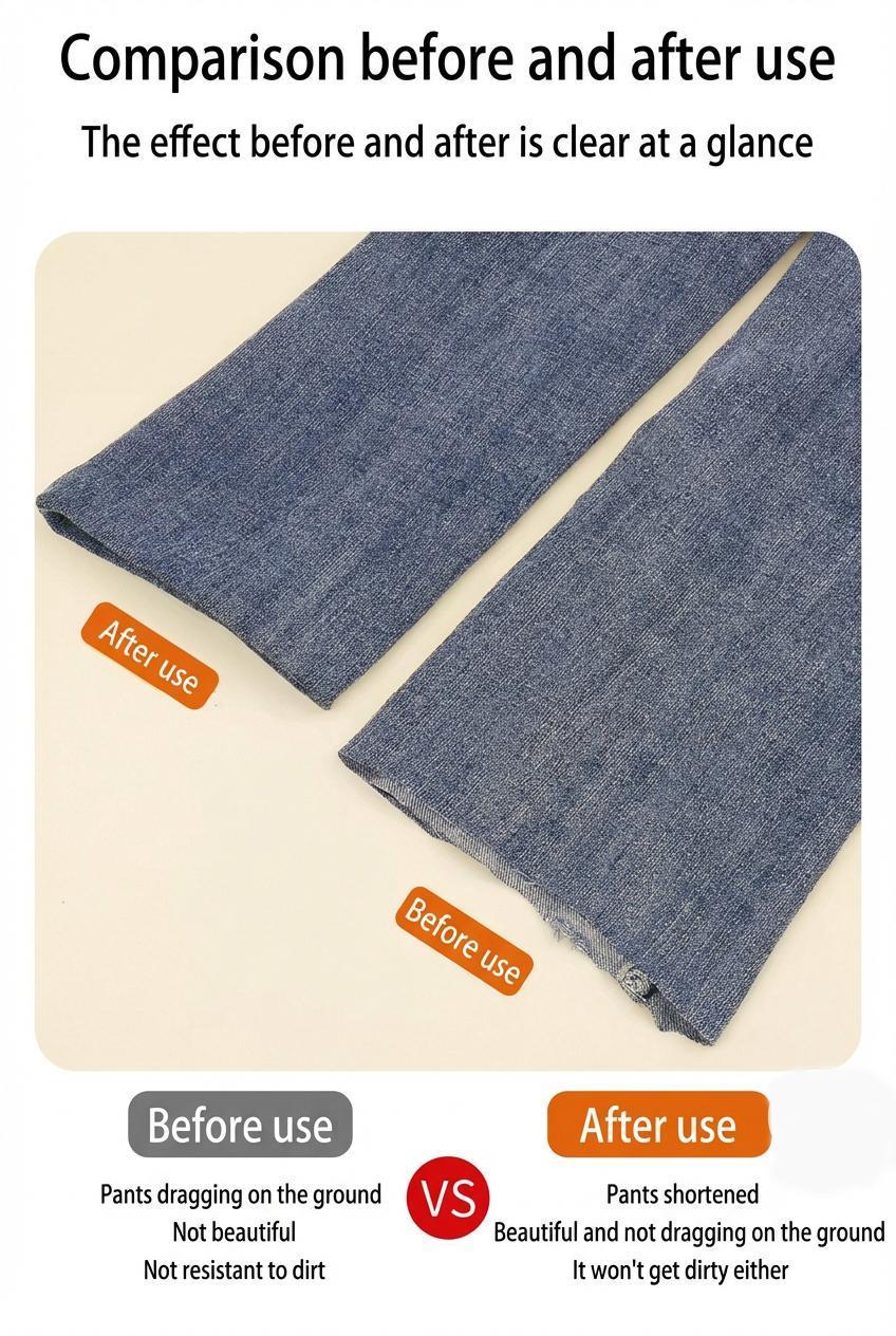 [Buy 1 Get 1 Free] Humwam No-Sew Hemming Tape – Iron-on Fabric Tape for Pants, 0.79 Inch Width, 1968 Inch Length