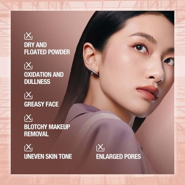 O.TWO.O Oil-Free Face Primer – Matte Finish, Pore Minimizing, Lightweight Vegan Formula for Smooth Makeup Base