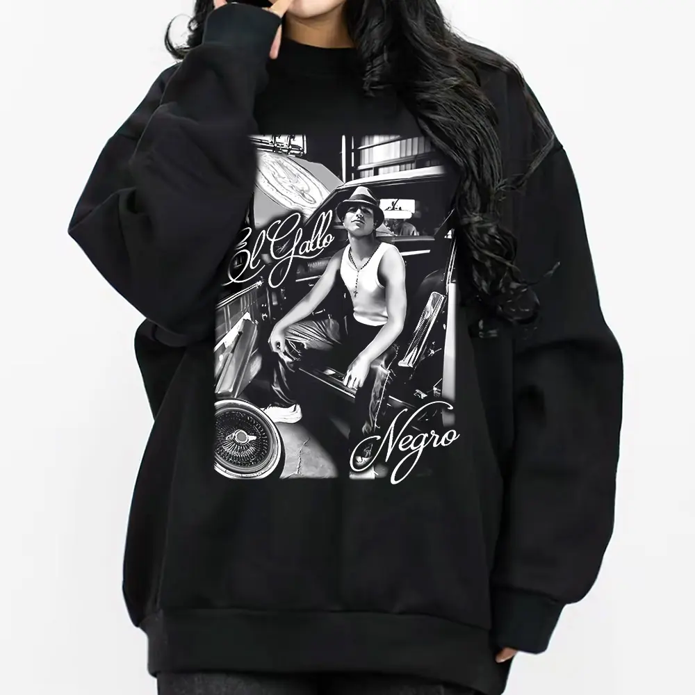 El Gallo Negro s2, Chicano Clothing, Cholo, Gangster clothes, Hoodies for men, Men's clothing, Streetwear, Lowrider, Graphic tee, Men gifts