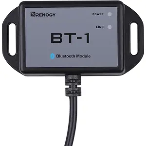 Renogy Bluetooth Module RJ12 Communication Port Compatible Rover/Wanderer/Adventurer Charge Controllers, BT-1 RS232,Black Accessories