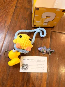 Crochet blind box| mystery box |crochet, 3D print, keychain