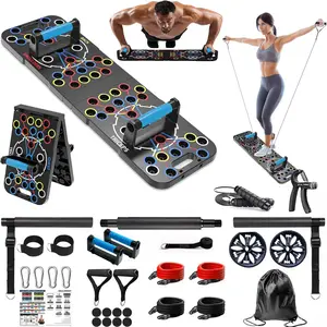 28 In 1 Foldable Push Up Board, Portable Push Up Bar, Strength Training Equipment For Home Fitness