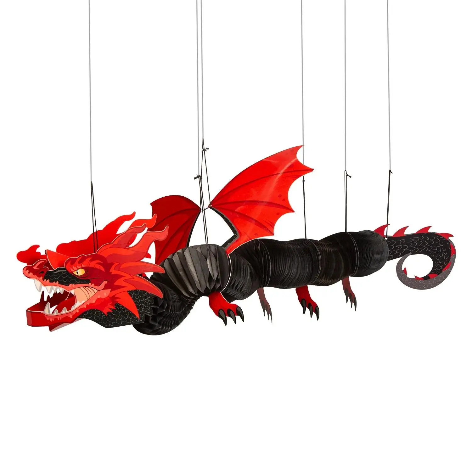 68" Dragon Party Dragon in Flight Ceiling Decoration 68" Dragon Party Dragon in Flight Ceiling Decoration