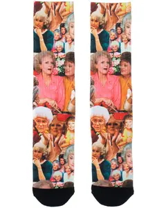 The Golden Girls Expressions Photo Collage Sublimated Crew Socks