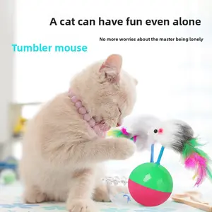 10-Pack Cat Toy - Tumbler Mouse Cat Teaser, Cage Mouse Toy for Self-Entertainment Boredom Relief, Cat & Pet Toy Tumbler Mouse Cat Toy - Cage Mouse for Self-Play Boredom Relief