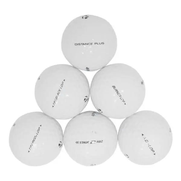 TaylorMade Mix Recycled Golf Balls - Mint Grade, Mixed Model Variety Pack for Everyday Play and Varied Performance, Golf Gear