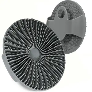 Body Scrubber for Shower, Antimicrobial Silicone Exfoliating Brush, Soft for Sensitive Skin, Bath & Shower Accessories, Spa Body Brush, Skin Care Tool