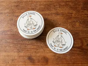 Silly Goose, That Gi is Too Loose Jiu-Jitsu Sticker