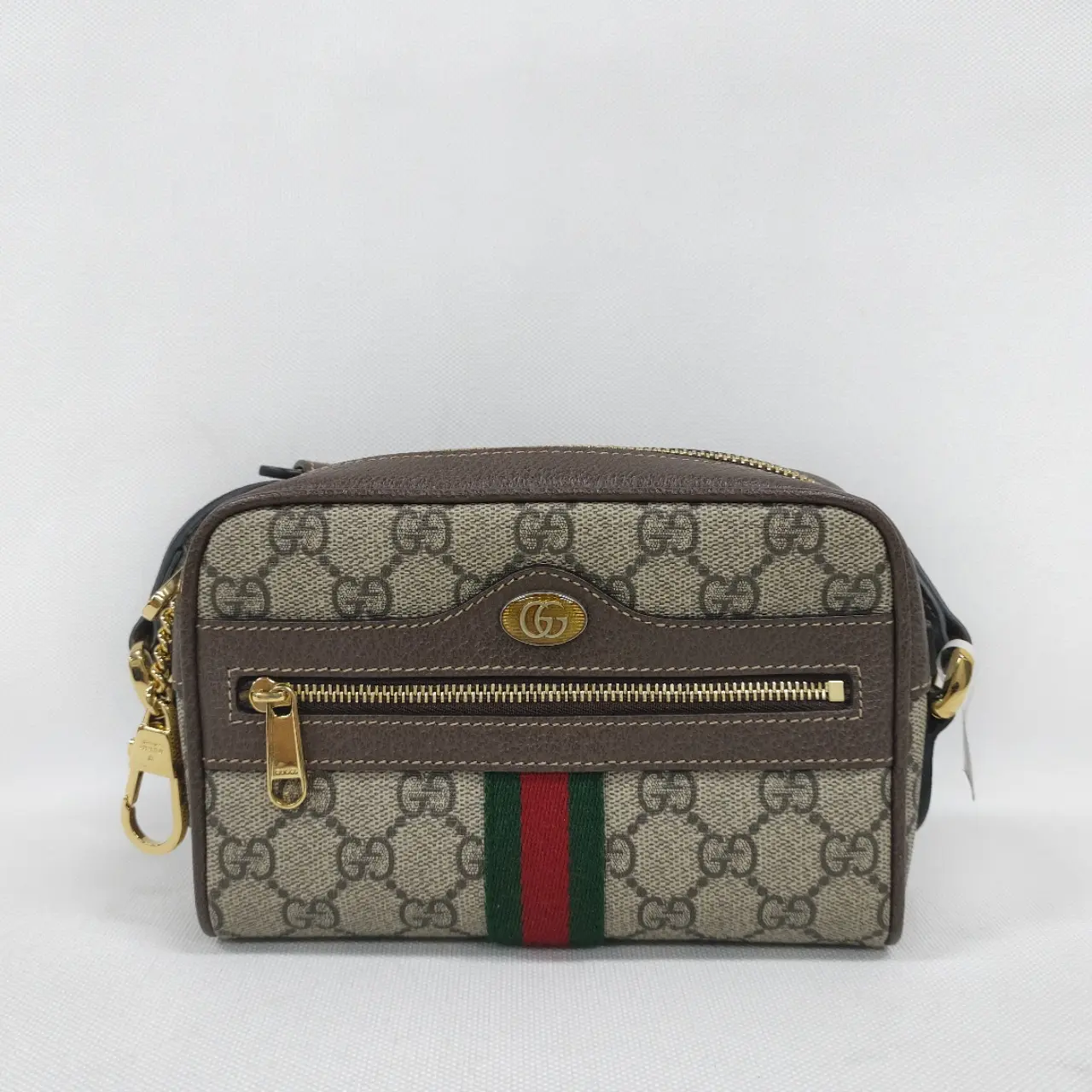 Pre-owned GUCCI canvas Crossbody bags Ophidia GG Mini Camera Bag SG00496