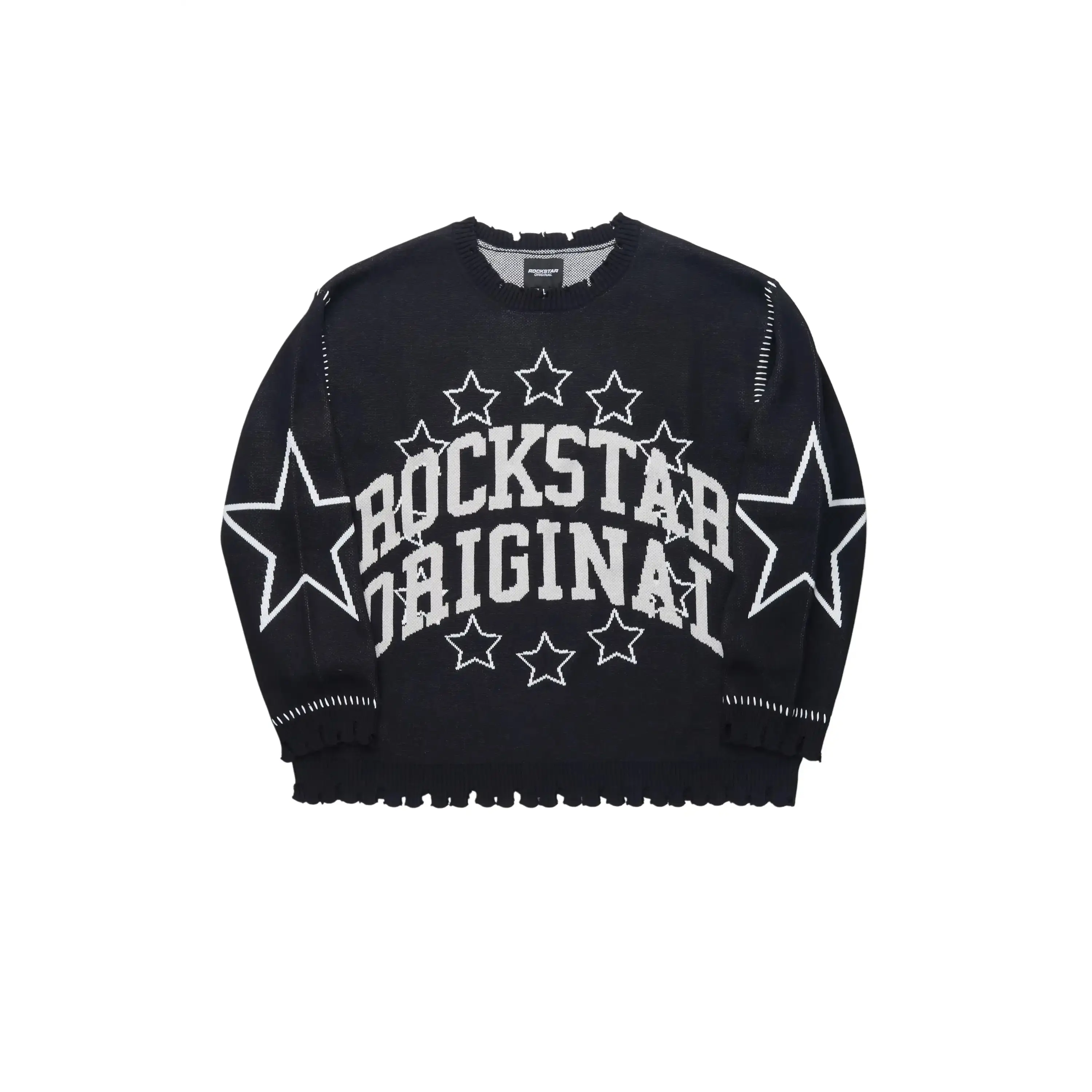Starlux Black Knit Sweater Starlux Black Knit Sweater