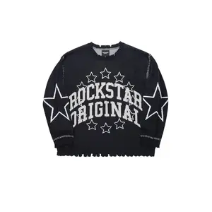 Starlux Black Knit Sweater Starlux Black Knit Sweater
