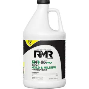 86 Pro Contractor Grade Mold Stain & Mildew Stain Remover Cleaning Solution, Professional Quality Formula, 1 Gallon