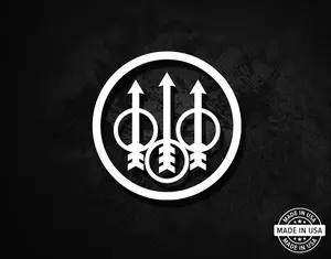 Beretta Decal, Vinyl Die Cut Sticker, 100% Made In USA