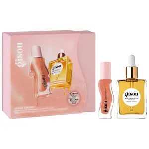 Gisou  Glossy & Glazed Hair & Lip Oil Gift Set