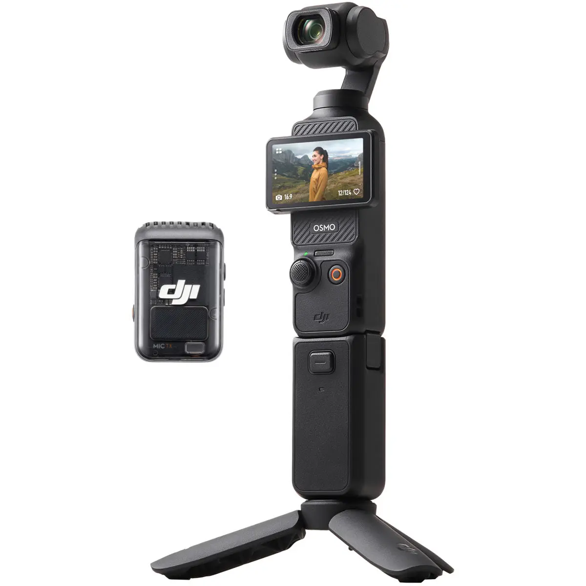 DJI Osmo Pocket 3 Creator Combo - 4K 120fps Digital Handheld 3-Axis Gimbal with Wireless Touchscreen, Recording, Accessories (Model CP.OS.00000302.01)