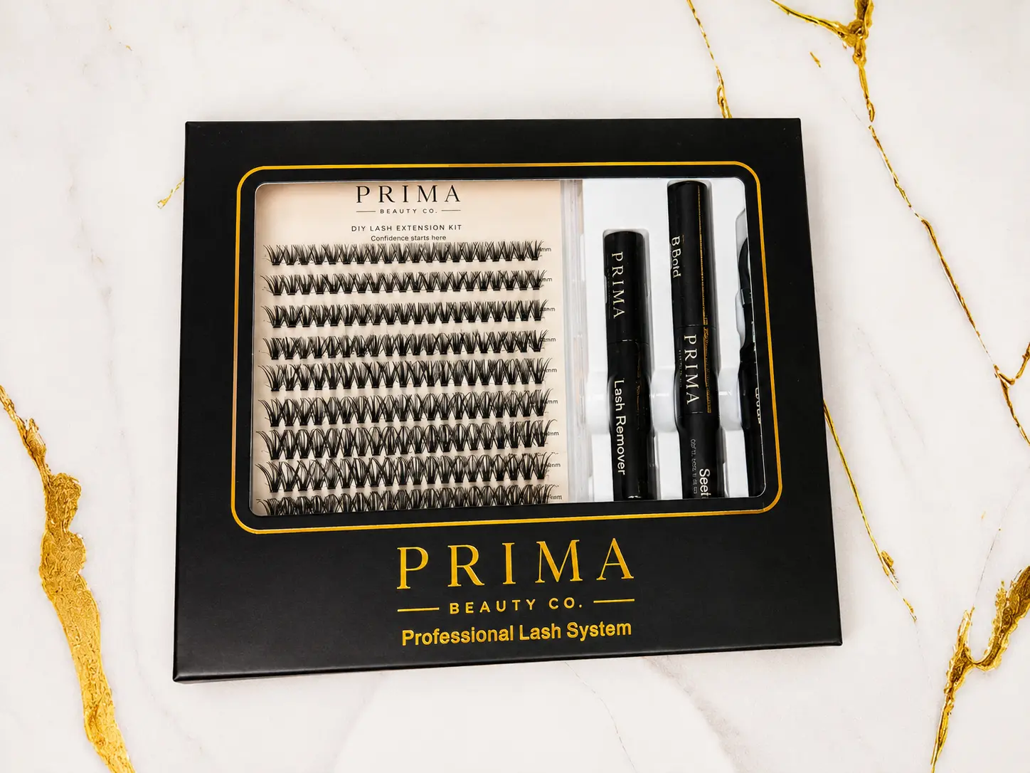 Prima Beauty Co. Lash Clusters 30D D-Shaped Curl False Eyelash Kit