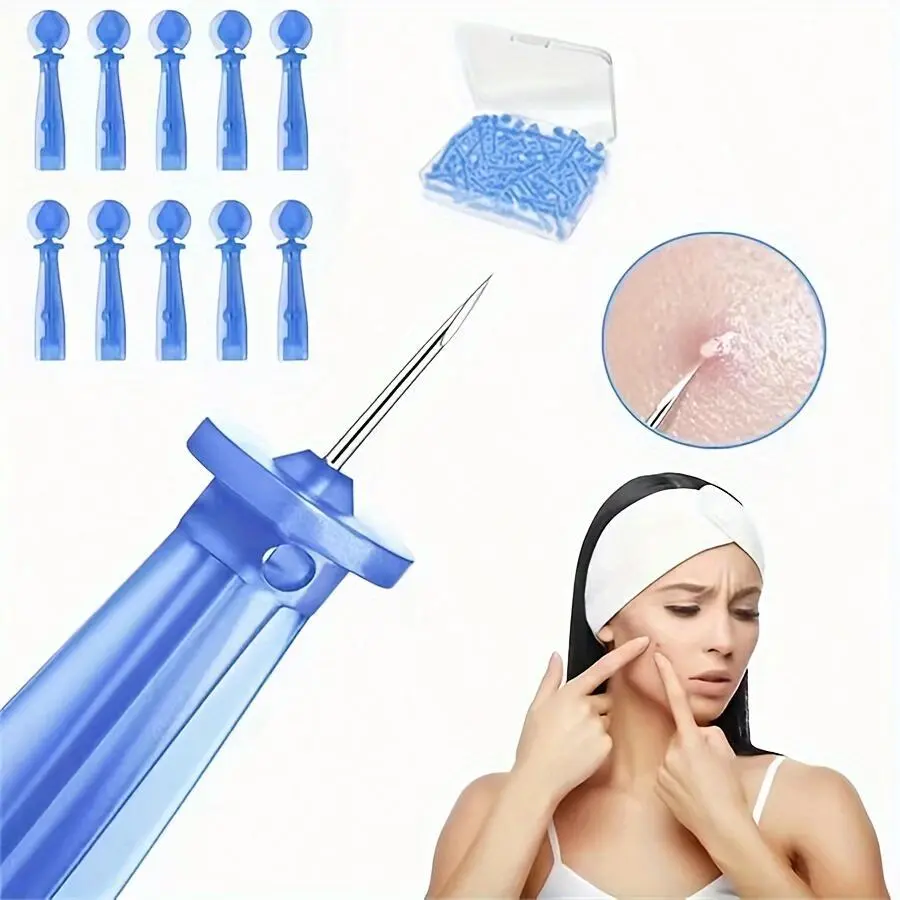 Super fine needles, closed needles, blackhead and pore-clearing needles, squeezing needles, and cleaning kits, Cleansing