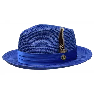 Bruno Capelo JU-922 The Julian Straw Hat Royal Blue