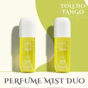 Solo En Ibiza Toledo Tango Body Mist 180ml 2 Pcs Coconut Milk Vanilla Amber Scent Long-Lasting Perfume-Level Fragrance Cruelty-Free Skin-Friendly