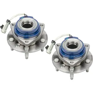513121 x2 Axle Bearing Front Wheel Hub and Bearing Assembly 5 Lug w/ABS for Chevy Impala Venture, for Buick Century, for Cadillac DTS, for Pontiac Grand Prix, for Oldsmobile Aurora