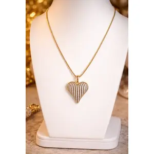 Celeste Heart Pendant Necklace