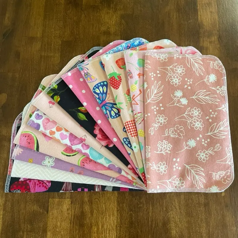 Pink Variety Pack - Eco-Friendly Reusable Kitchen Paper Towel Replacement