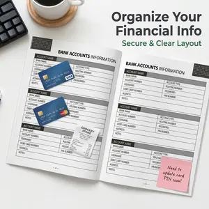 ADHD Budget Tracking A4 Size Daily Weekly Monthly Schedule Checklist Notebook for Home Office Dorm Durable Cover Smooth Pages Office Stationery Essential Plannerbook