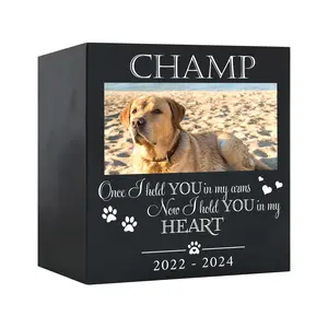 Pet Cremation Urn Personalized Pet Shadow Box Urn Memorial Gift for Dogs and Cats, Pet Loss Sympathy Gift for Pet Lovers | Once I Held You
