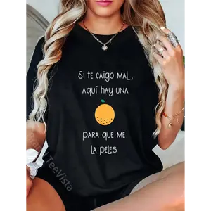 100% Cotton Camiseta Graciosa Para Latinos Hispanos Tee in Spanish. T-Shirt