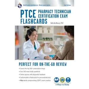 PTCE - Pharmacy Technician Certification Exam Flashcard Ed. Book + Online 3rd. Edition (Flash Card Books) Third Edition, Revised
