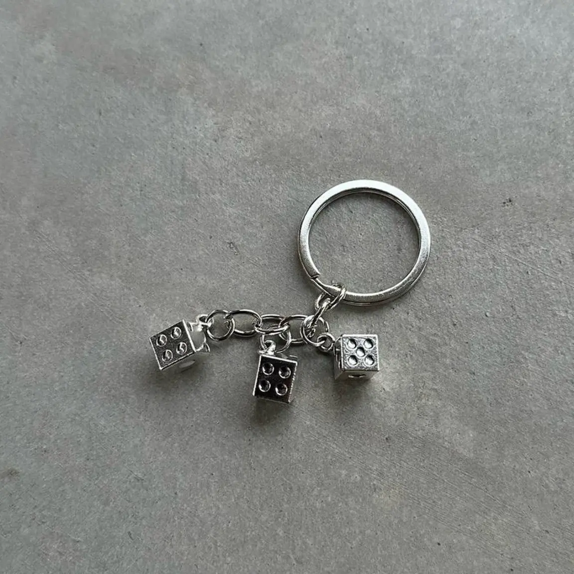 Vintage Dice Keychain