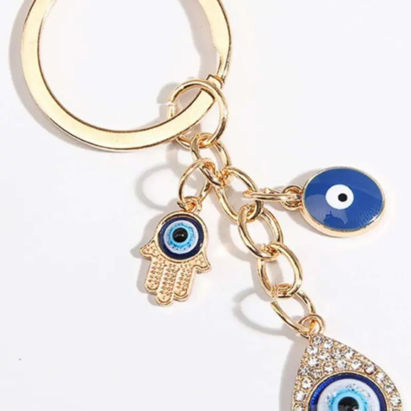 Cute Eye Design Keychain, Rhinestone Decor Pendants Keychain for Women & Men, Fashion Accessories for Daily Use, Trendy All-match & Exquisite Keychain for Birthday Gift, Keychain for Bags, Cute Charms Keychain, Cute Keychain Accessory
