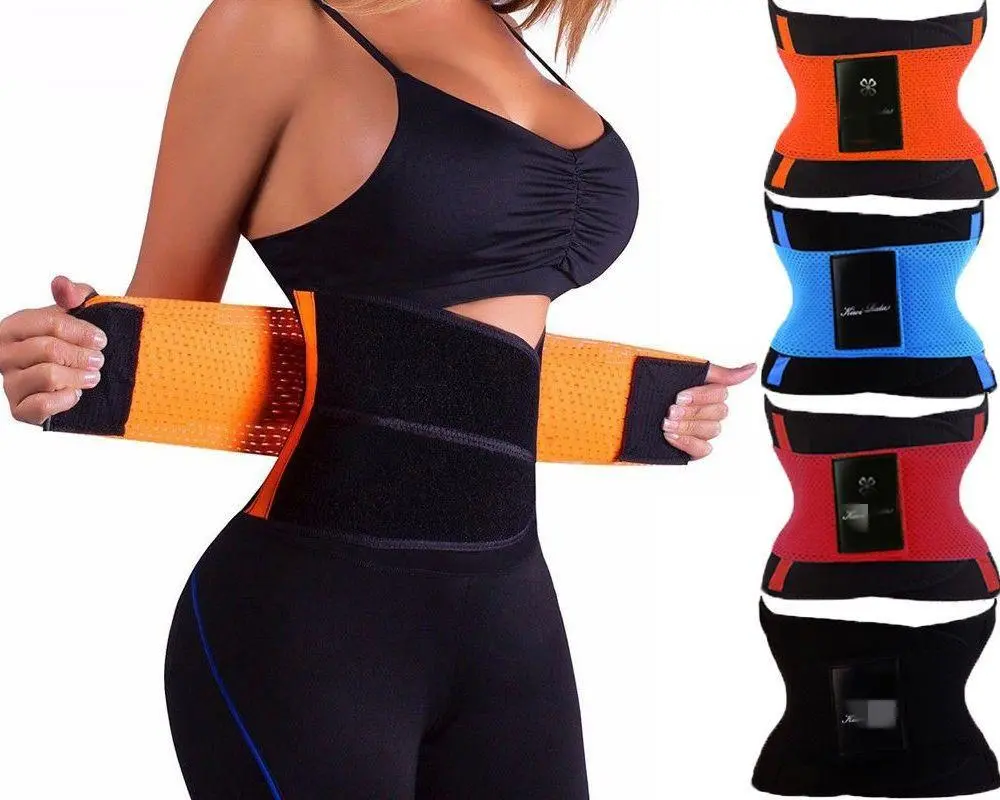 Women's Waist Trainer Workout Belt - Adjustable Compression Support