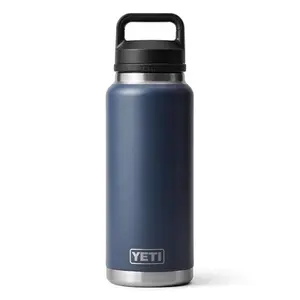 Stay hydrated in style with the YETI Rambler 36 oz Bottle with Chug Cap – Navy Edition, available now at Ace Hardware!