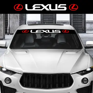 Lexus Car Windshield Sticker, Waterproof Sunproof High Temperature Resistant Decoration, Custom Style Modification Decal, No Residue Removal