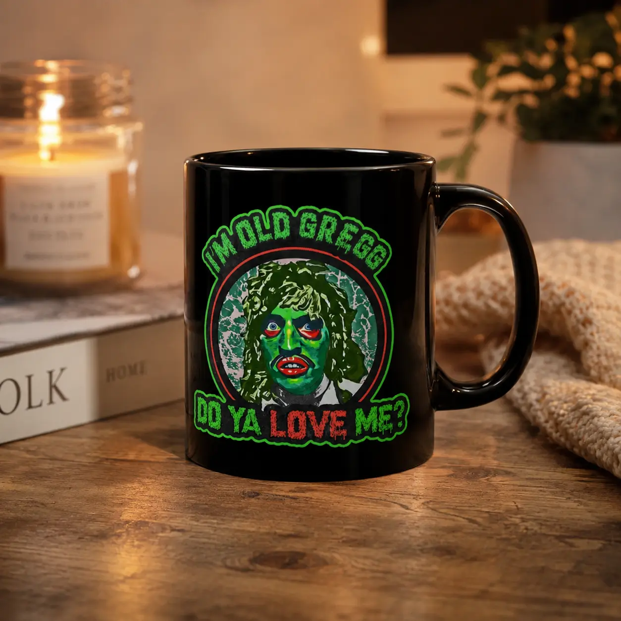 I'm Old Gregg, Do Ya Love Me Retro Funny Face Coffee Mug