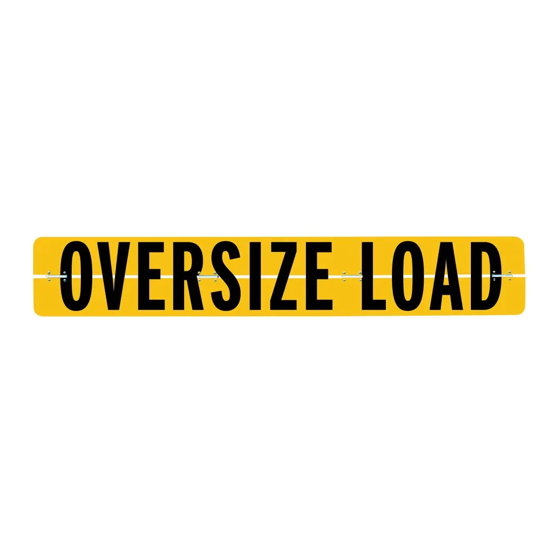 VULCAN Oversize Load Sign For Trucks and Trailers - Hinged Aluminum - 12 Inch x 72 Inch Car Vehicle Decoration Adhesive Vinyl Decal Signal Light Sticker