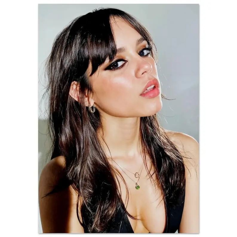 Jenna Ortega's Classy Portrait Poster - Jenna Ortega in this beautifully printed portrait poster