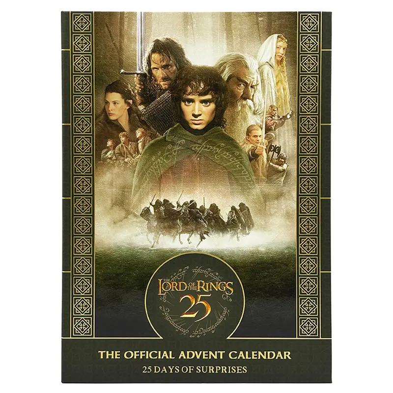 The Lord of the Rings: The Official Advent Calendar, Middle-Earth Themed Holiday Season Item with 25 Days of Surprises & High-Quality Collectible Items for Children's Literature Fans, The Lord Of The Rings™ Theme