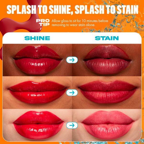 Lip I.V. Hydrating Lip Gloss Serum + Stain, 12HR Lightweight Hydration with Magnesium, Vitamin B12 & Coconut Water, NYX Professional Makeup