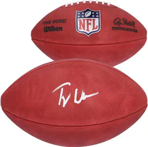 Tyler Warren Indianapolis Colts Autographed Duke Full Color Football - Fanatics Authentic Certified